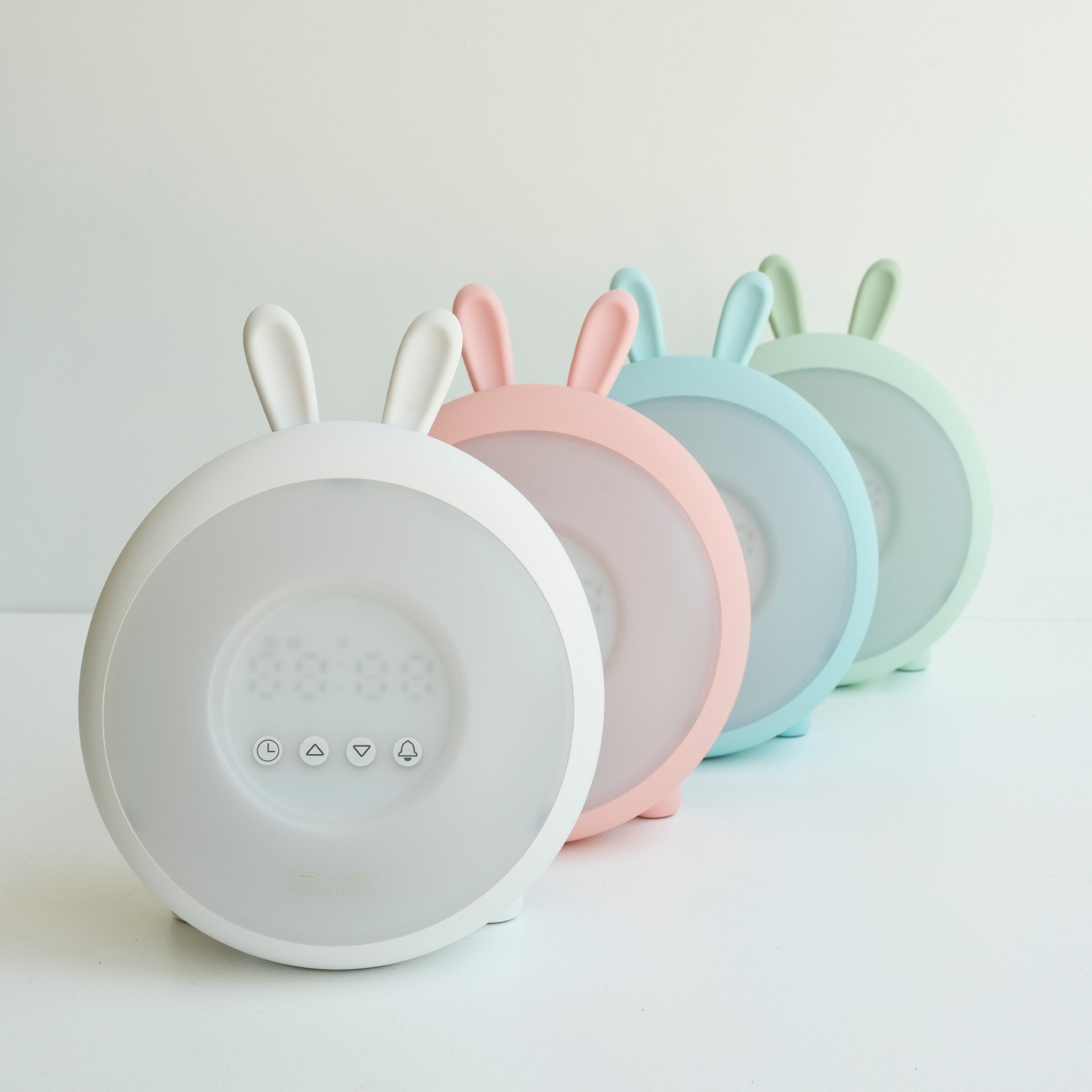 Lampka budząca Królik różowy Rabbit&Friends 3+ | Fabryka Wafelków