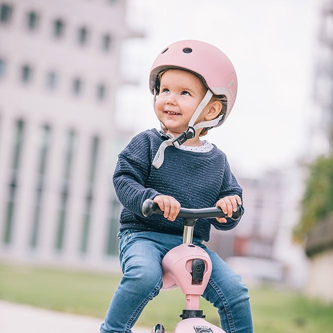 Scoot & Ride Kask dziecięcy 1-5 lat Rose