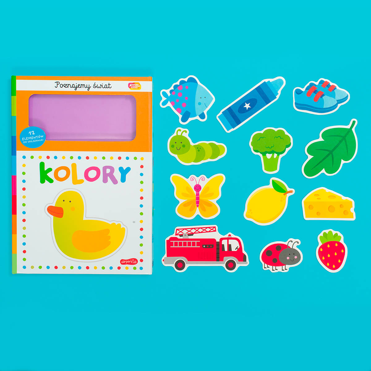 HarperKids Akademia Mądrego Dziecka Poznajemy świat 12 el. 1+