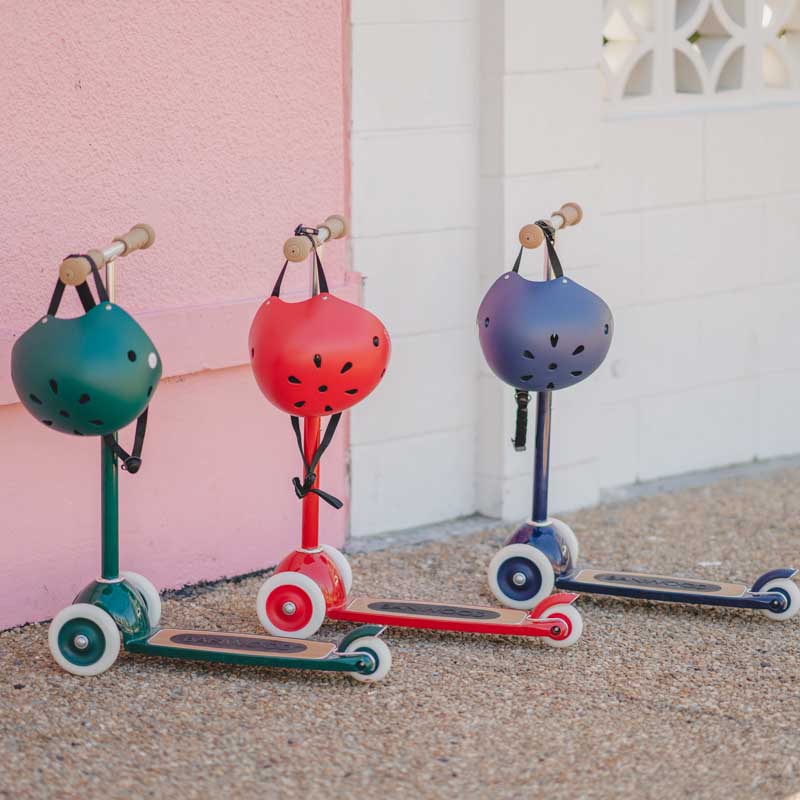 Banwood Kask Rowerowy Dziecięcy Red 2-5 lat