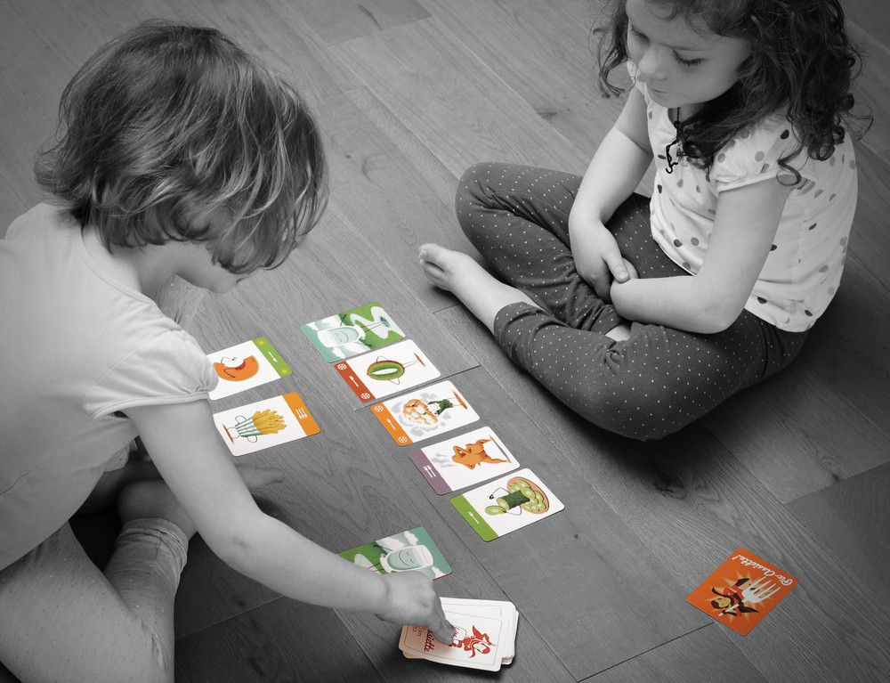 Les Jouets Libres Karty Pic-Assiette Edukacyjna Gra 4+