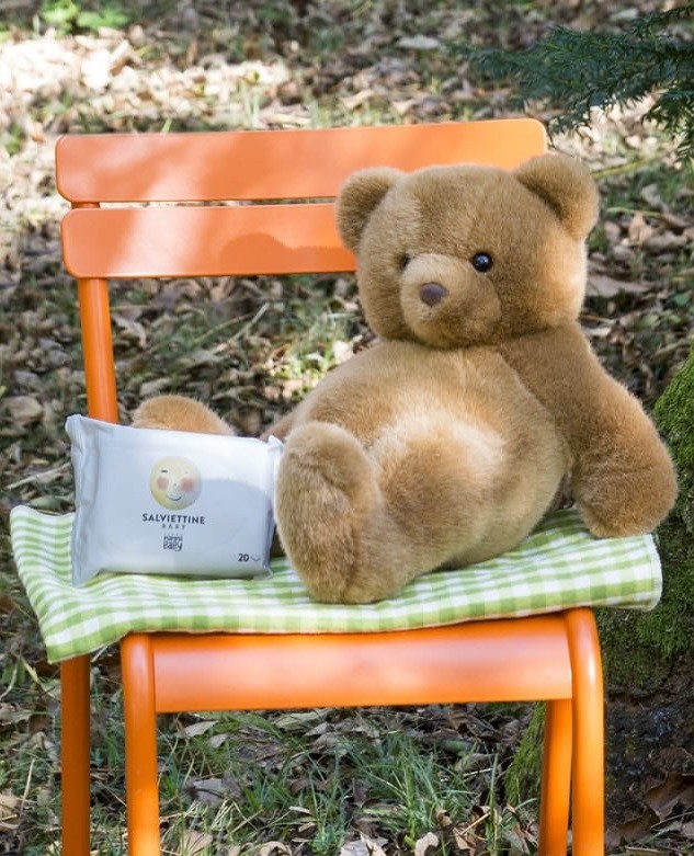 Linea MammaBaby Chusteczki Baby Momina 20 szt. | Nawilżane