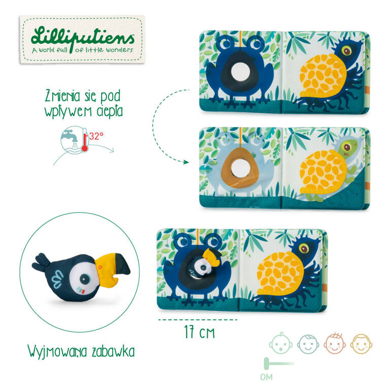 Książeczka do kąpieli Tuka Pablo Lilliputiens 0+