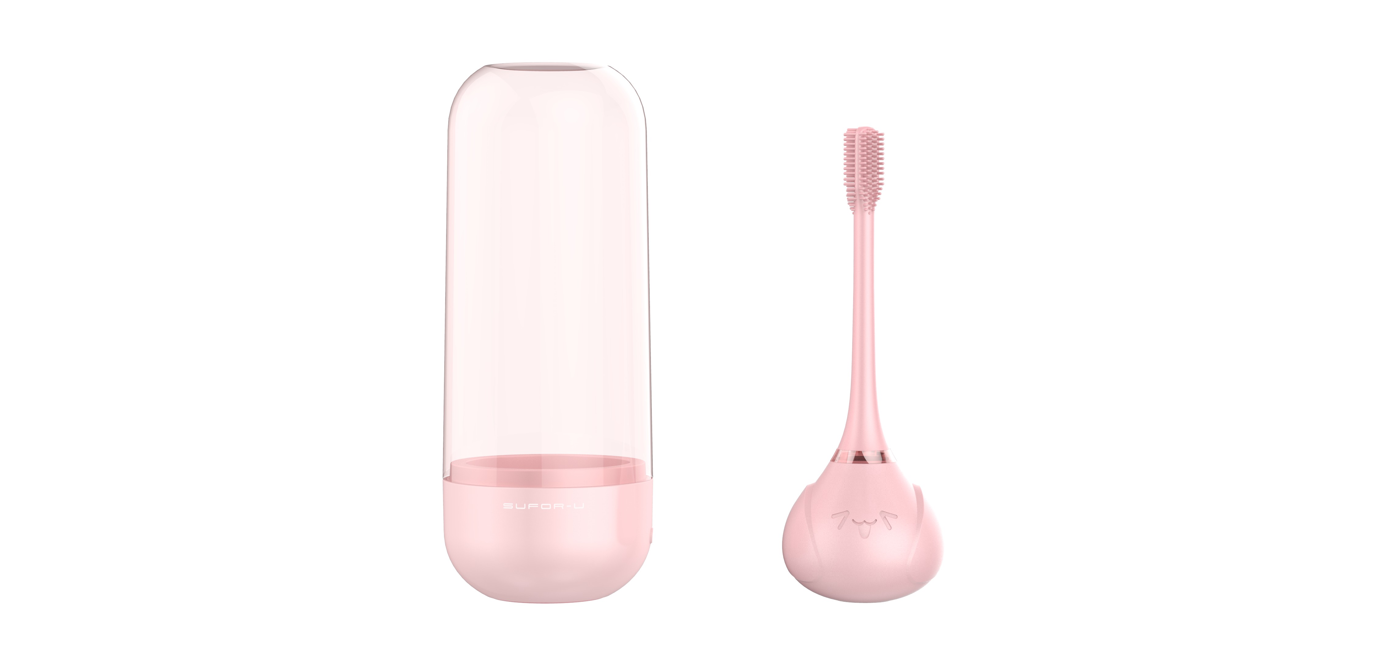 InnoGio Soniczna Szczoteczka 360° Różowa dla Dzieci