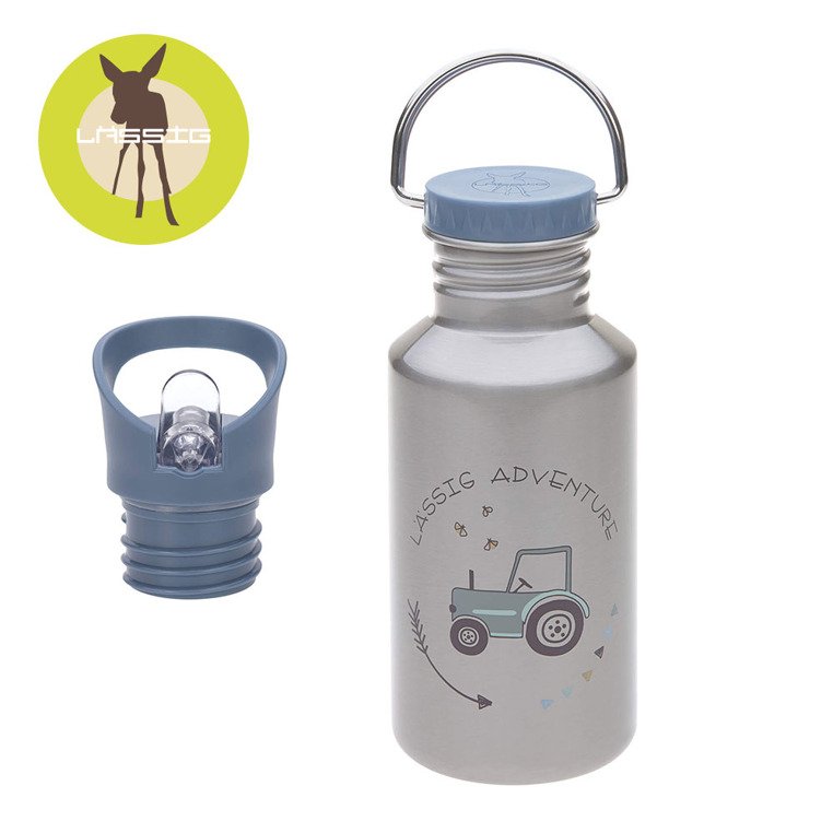 Lassig Bidon ze stali nierdzewnej Adventure Traktor 500ml 3+