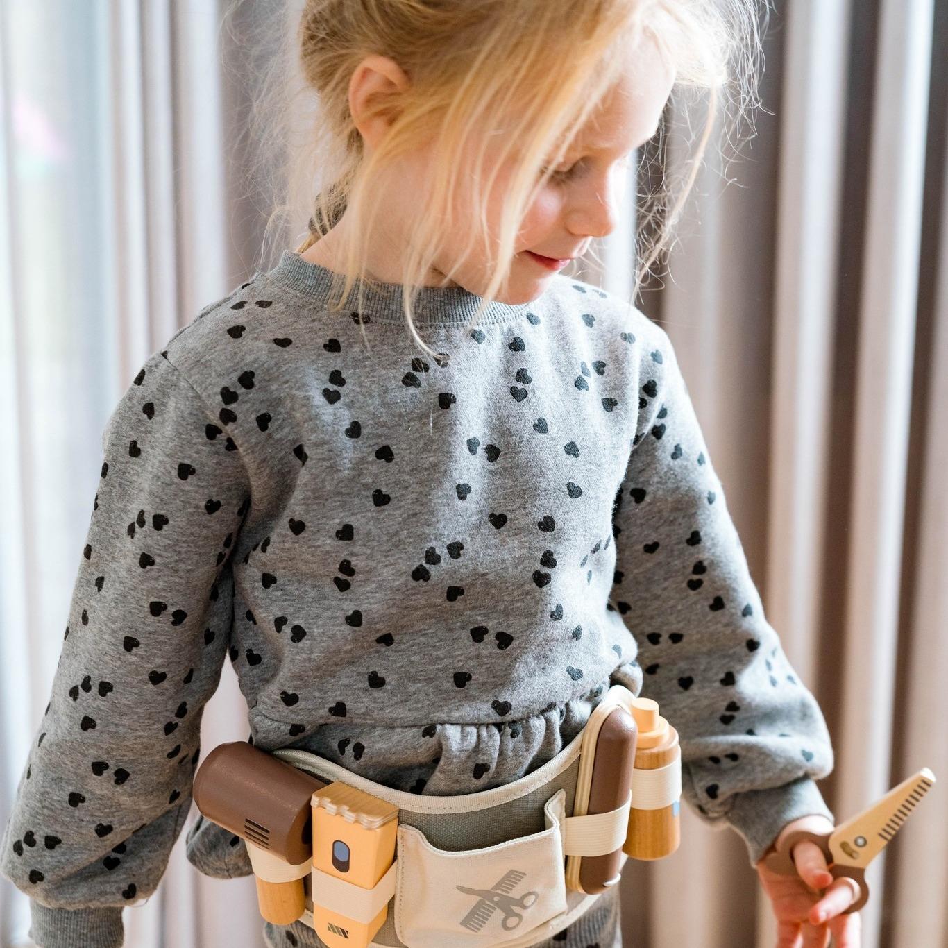 Dantoy Barber Fryzjer Zestaw Drewniane Akcesoria 3+