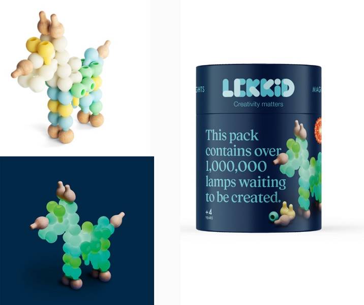 Lekkid Klocki Konstrukcyjne Magiczna Lampa 38el 3+