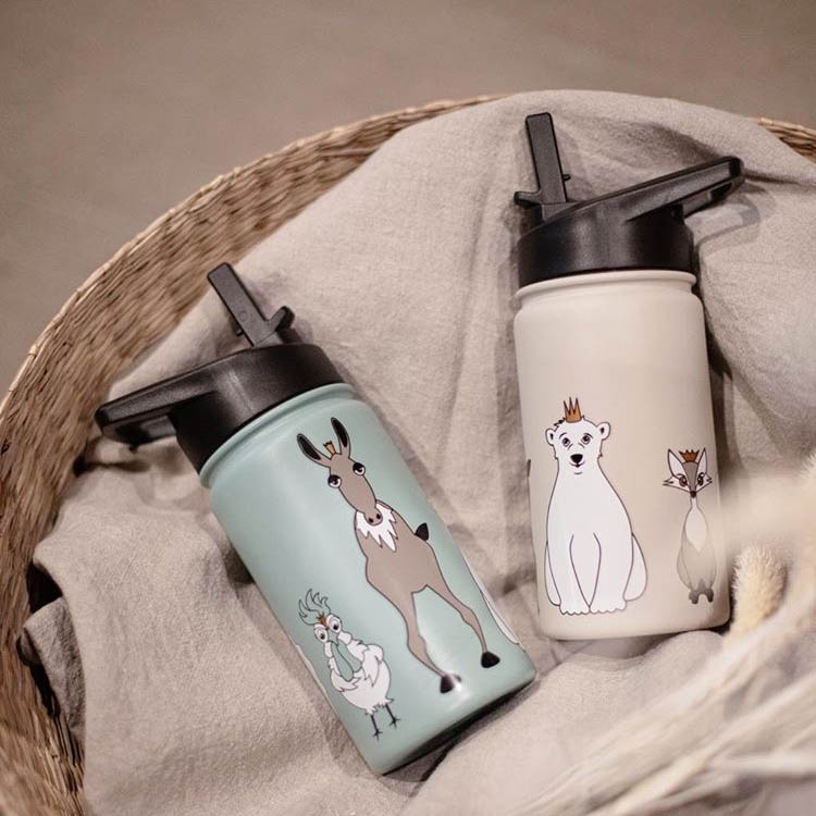 Baby Livia Butelka Termiczna 400 ml Blue Surf 0+