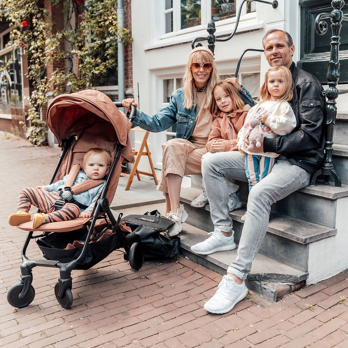 Elodie Details Wózek Spacerowy MONDO Burned Clay 0–22 kg