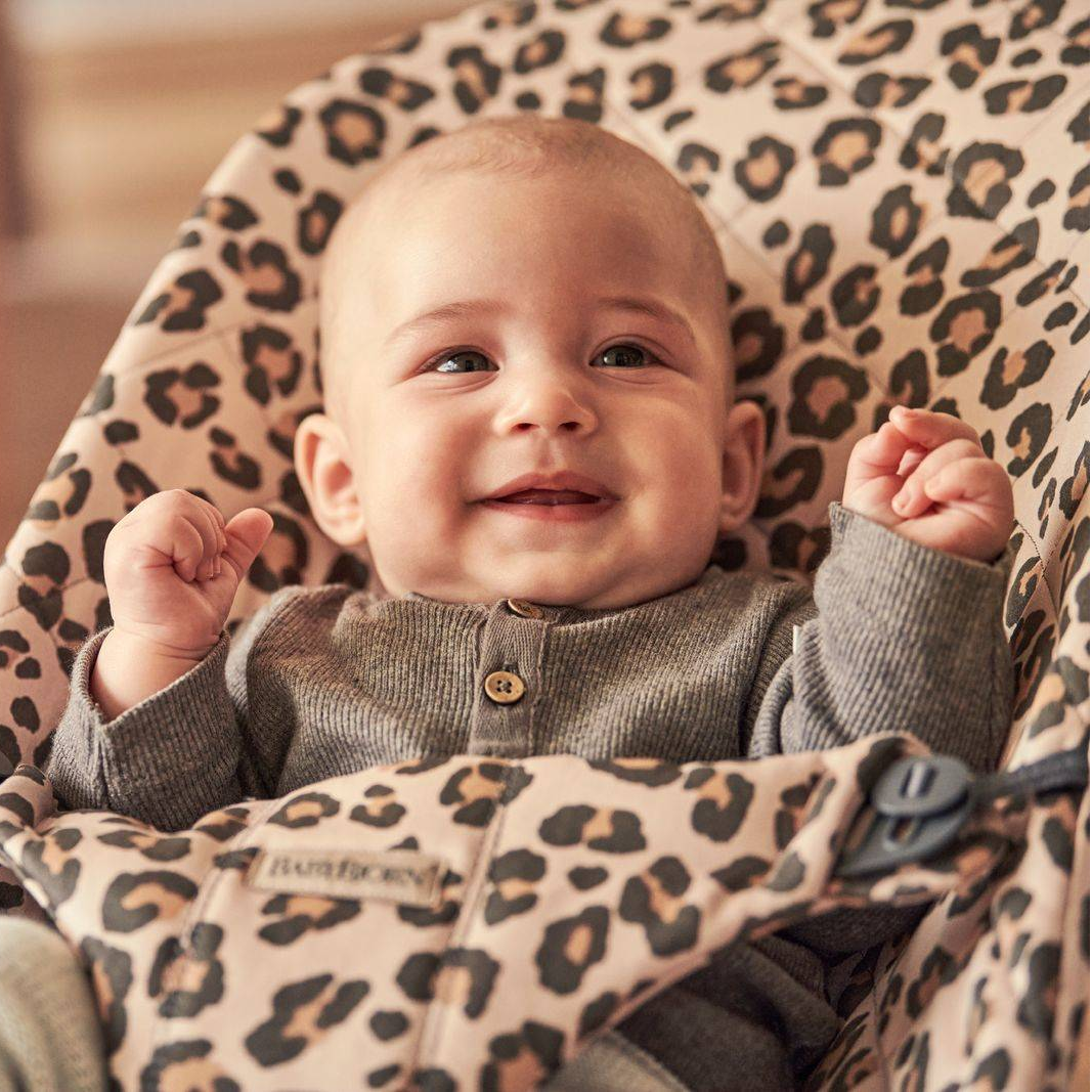 BABYBJÖRN Leżaczek Bliss Cotton Beż/Leopard 0+