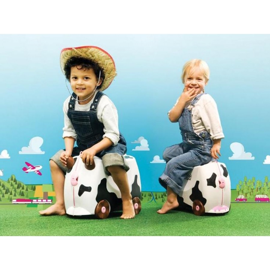 Trunki Jeżdżąca Walizeczka Krowa dla Dzieci 3+