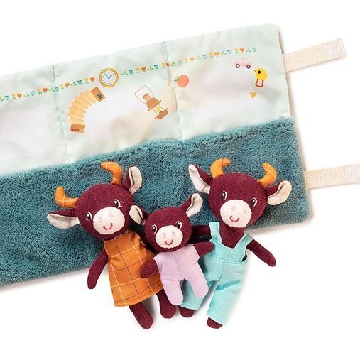 Lilliputiens Krówka Rosalie Przytulanki z Matą 2+ | Fabryka Wafelków