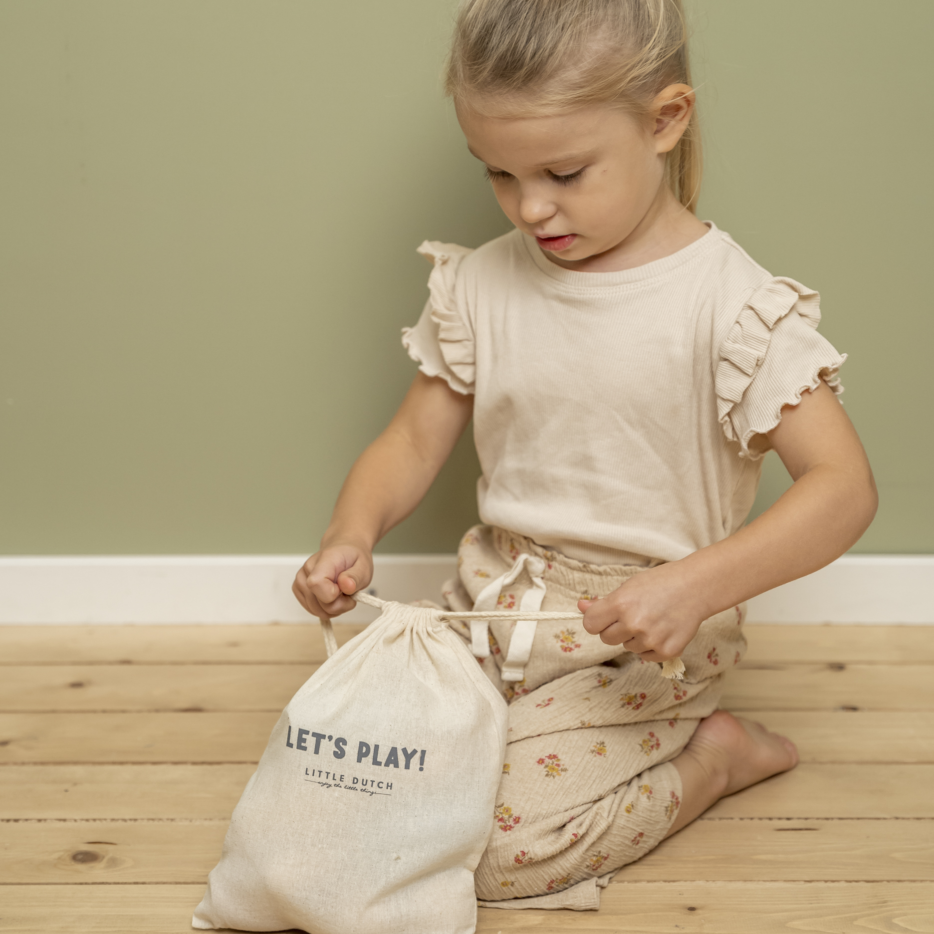 Little Dutch Kręgle dla dzieci Drewniane 6+m