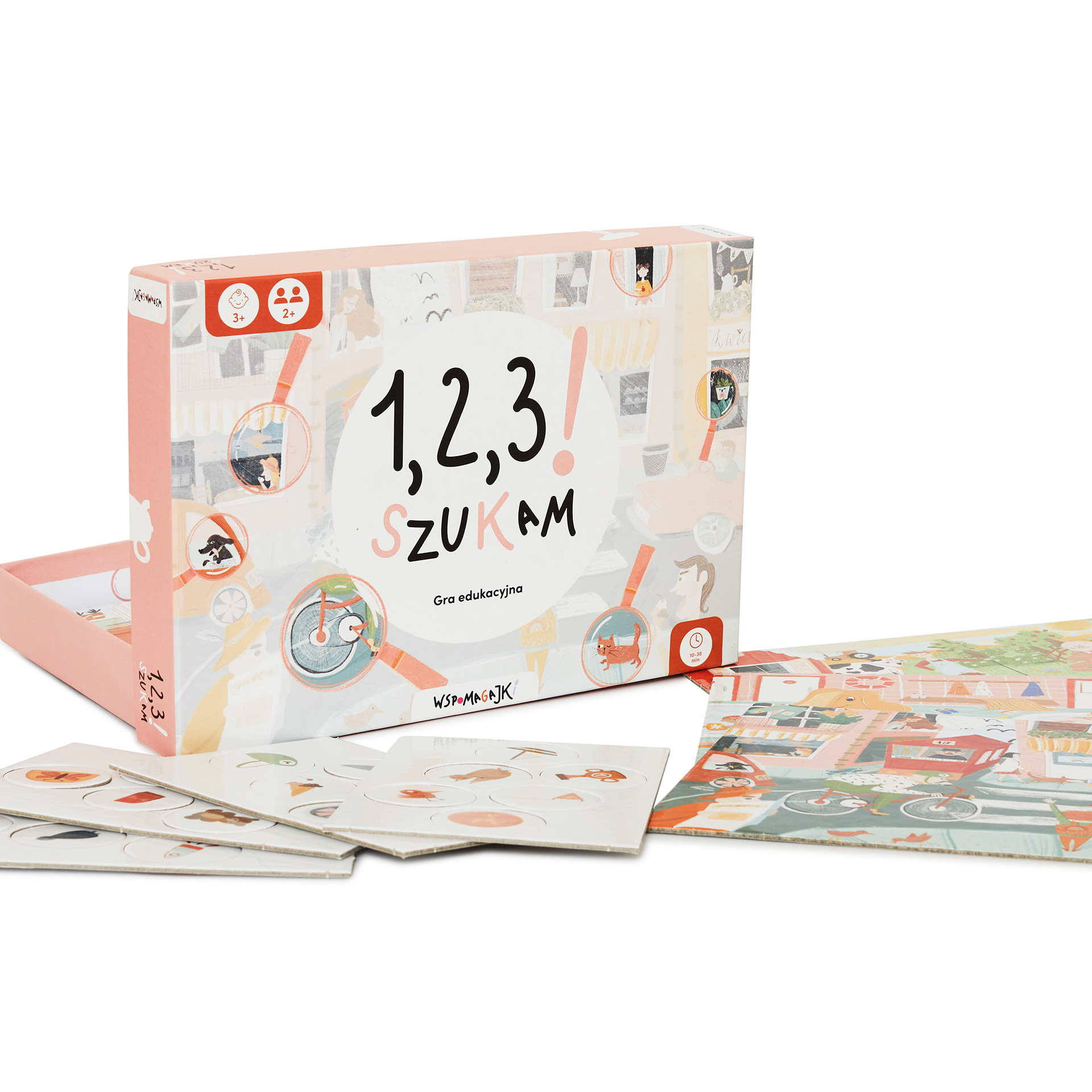 Wspomagajki 1,2,3! Szukam Karty Edukacyjne 3+