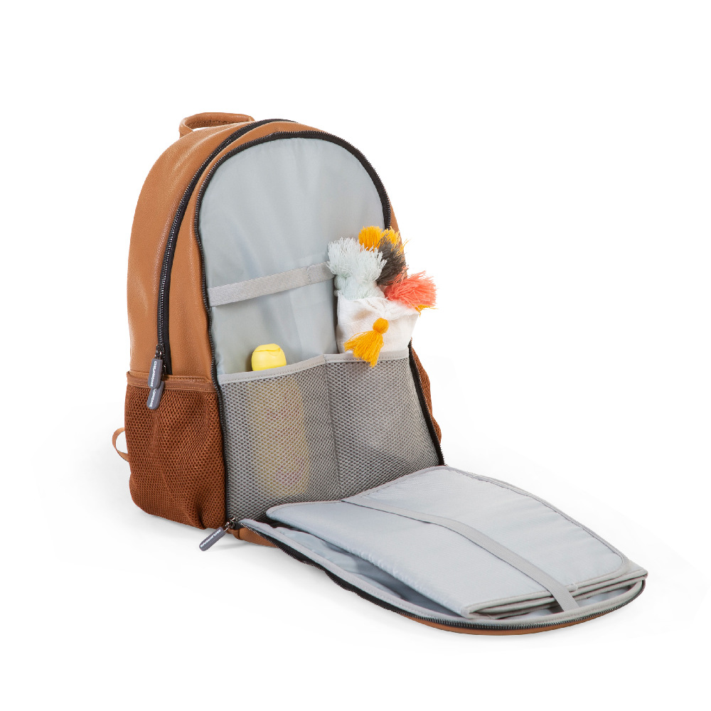 Childhome Plecak Daddy Bag Brązowy Ekoskóra | Spacer