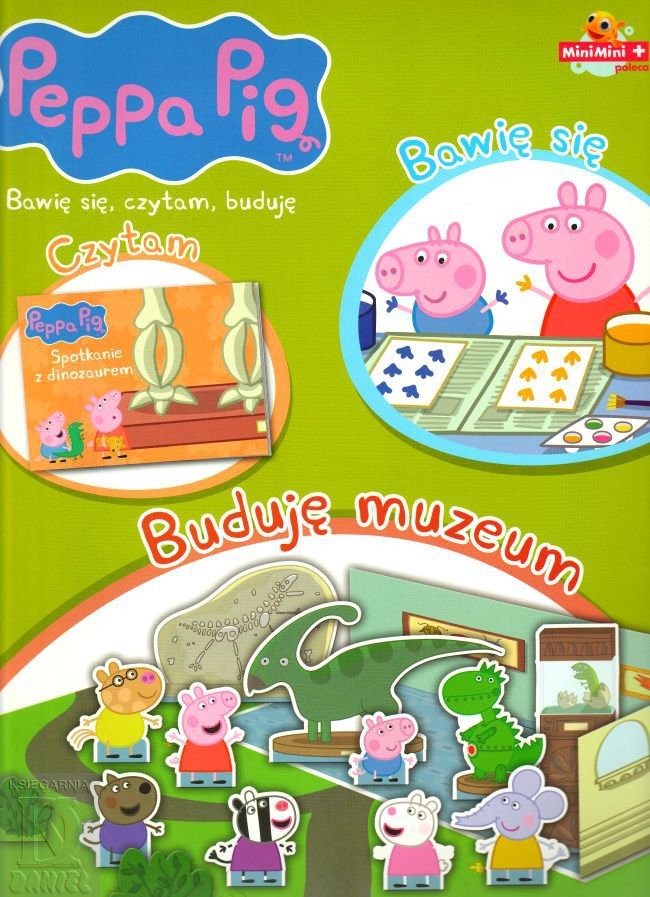 Świnka Peppa Buduję Dom 3D - Czytam i Buduję 1+ | Media Service Zawada