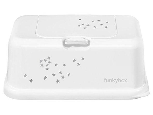 Funkybox Pojemnik na Chusteczki White Little Stars | 0+