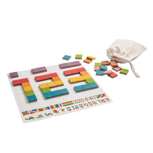 Plan Toys Kolorowa Mozaika Edukacyjna 50 elementów 2+