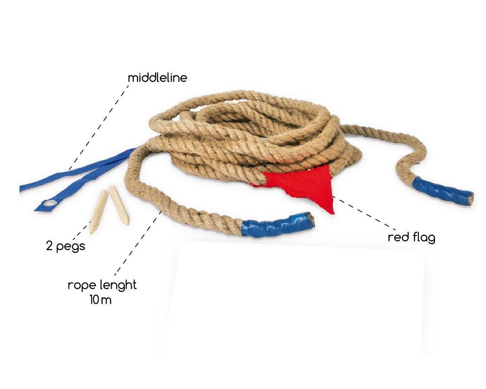 Lina do przeciągania 10m Naturalne Konopie 6+