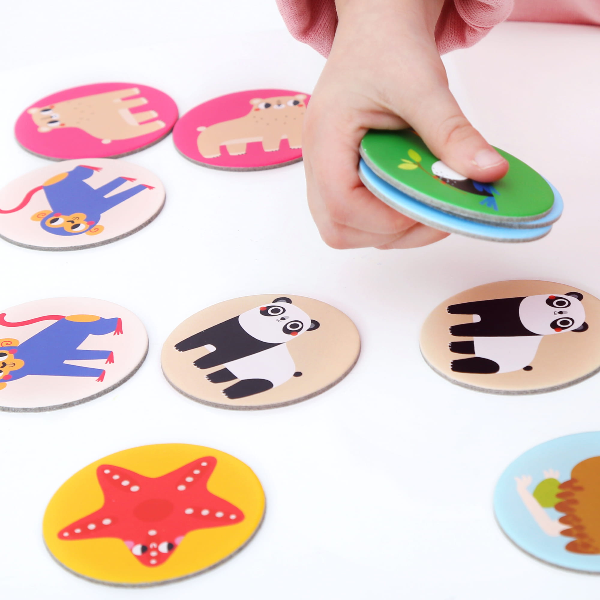 Czuczu Memorki Dzikie Zwierzęta 30 elementów 2+