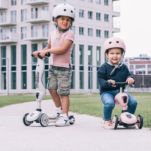 Scoot & Ride Kask dziecięcy 1-5 lat Rose