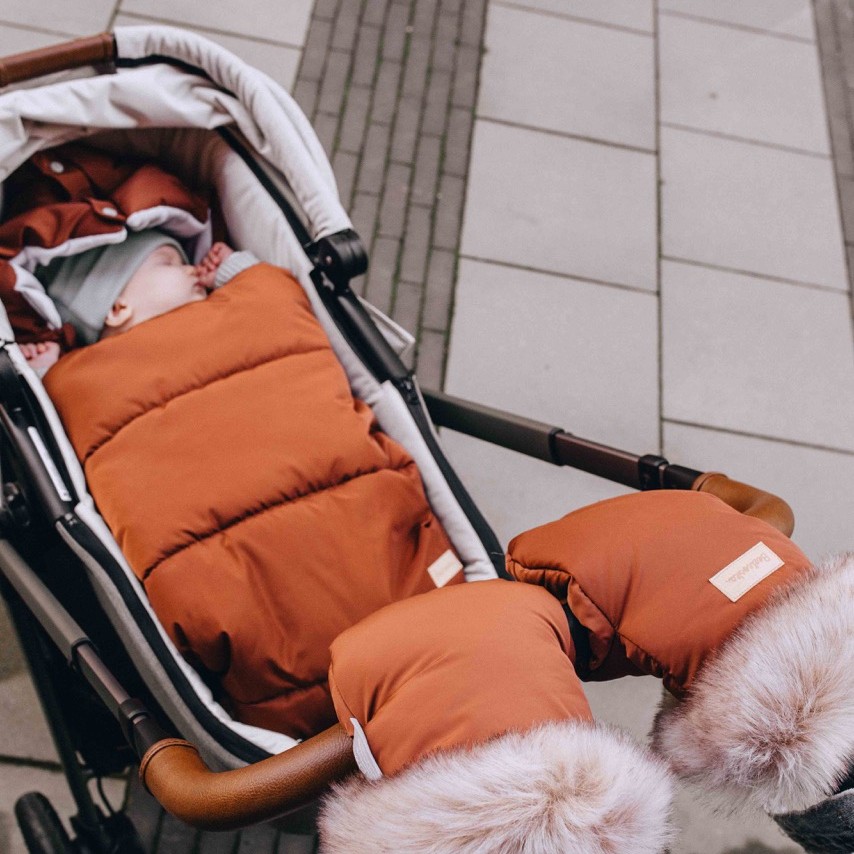 Śpiworek do wózka Robin Chudek - cynamon 0-12m