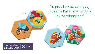 Edgard Gra Memory Owady i Robaczki 3+ 24 elementy