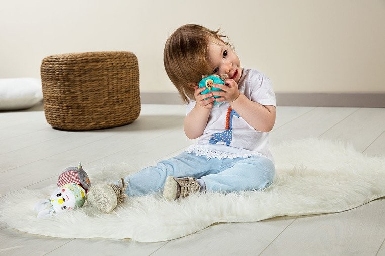 Lilliputiens Miękkie Klocki Zwierzątka Las 4el 3m+