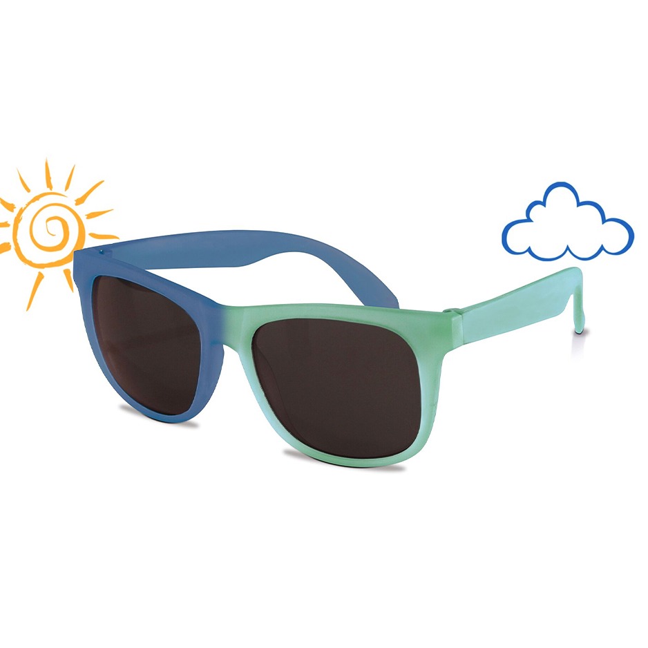 Real Shades Okulary Przeciwsłoneczne Switch Light Green Royal Blue 7-10 lat