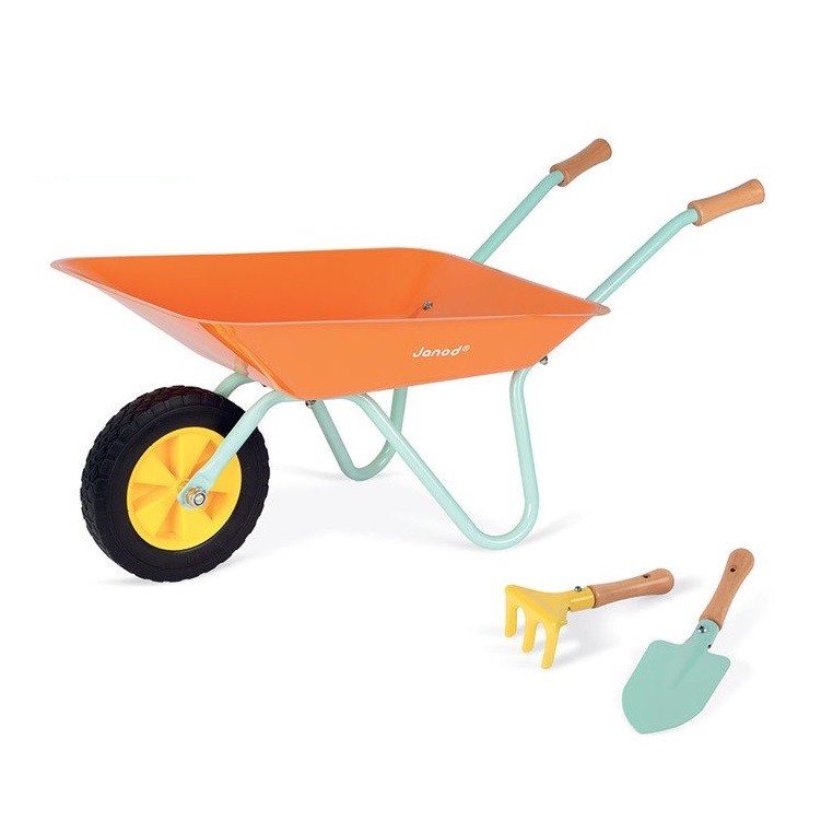 Janod Taczka Ogrodnika z Narzędziami 18m+
