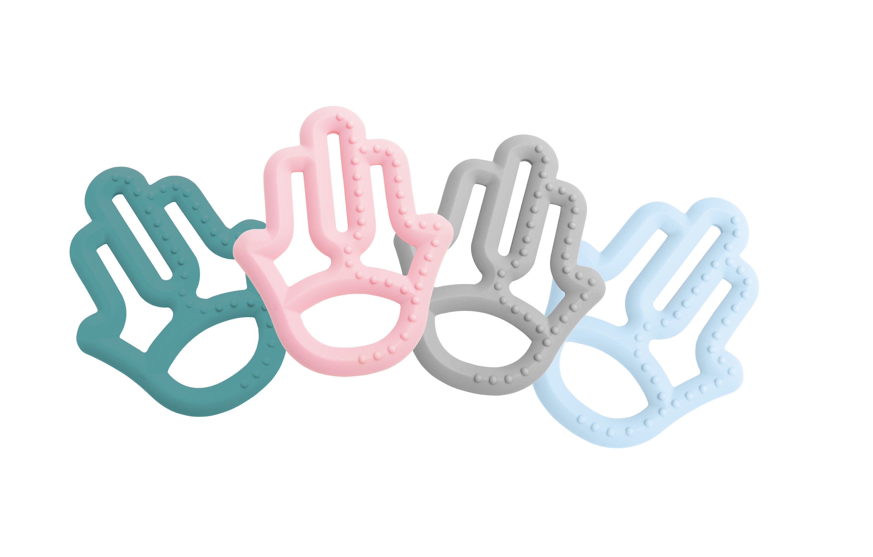 Minikoioi Gryzak silikonowy niebieski 3m+