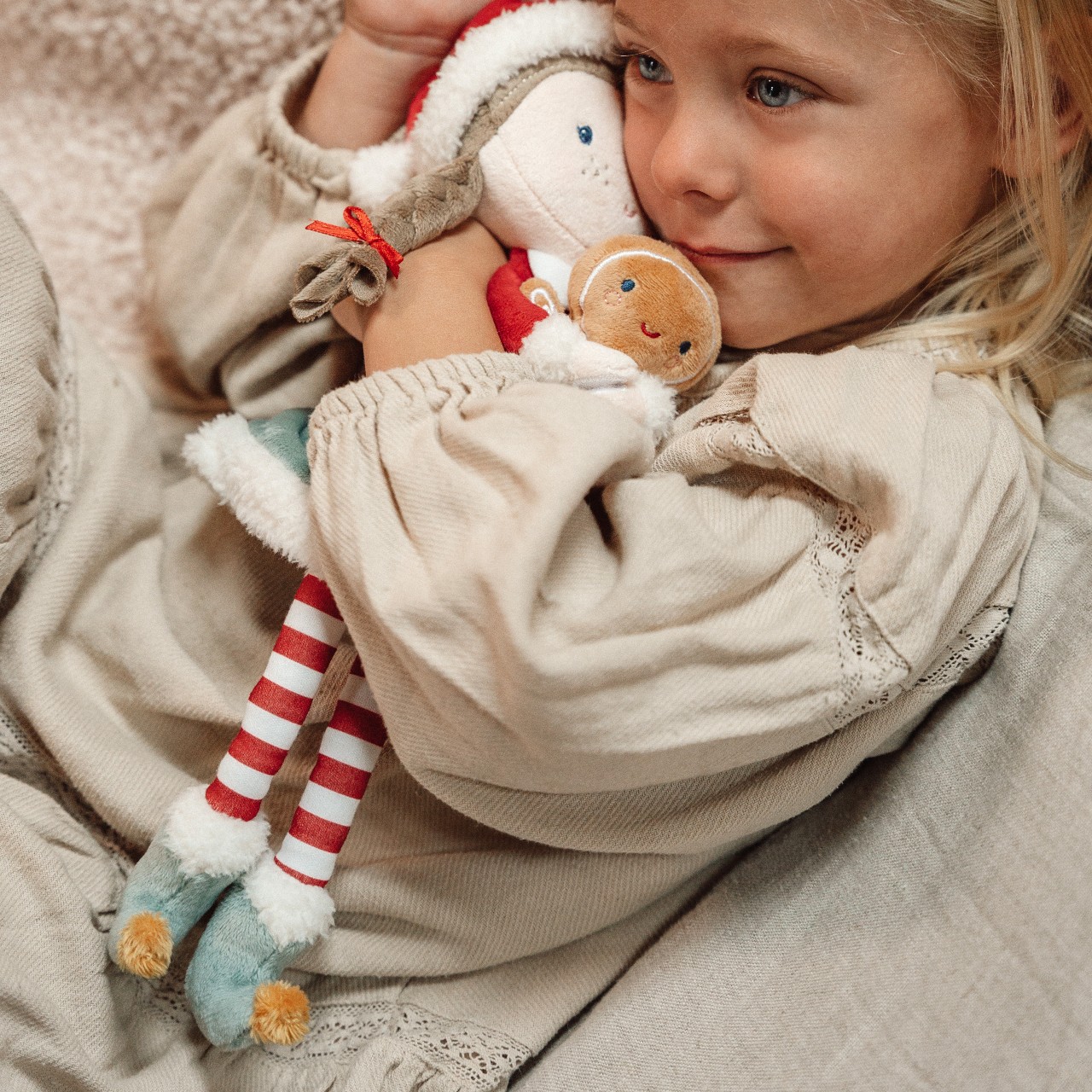 Little Dutch, Laleczka X-mas Rosa 35 cm