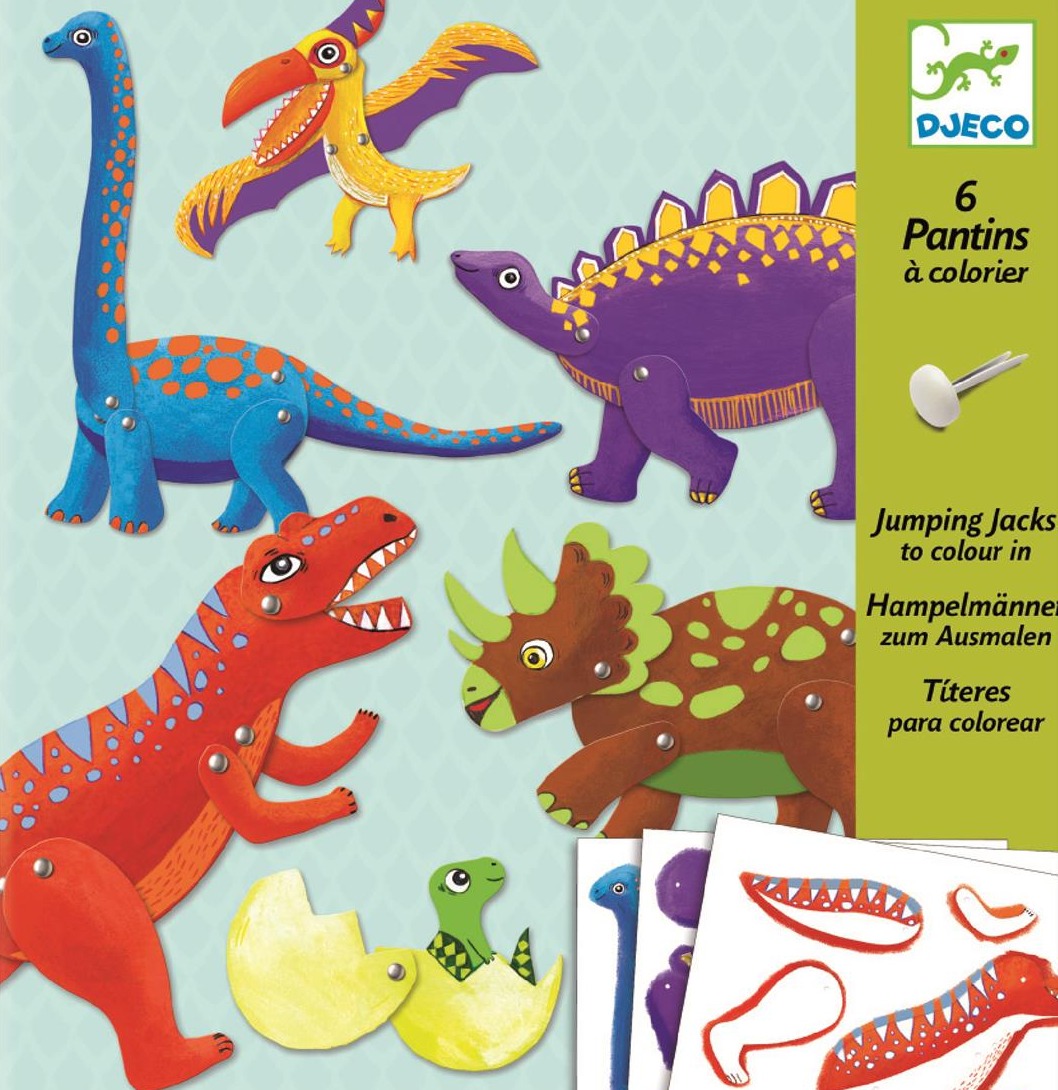 Djeco Zestaw Ruchome Postacie Dinozaury 6-9 lat