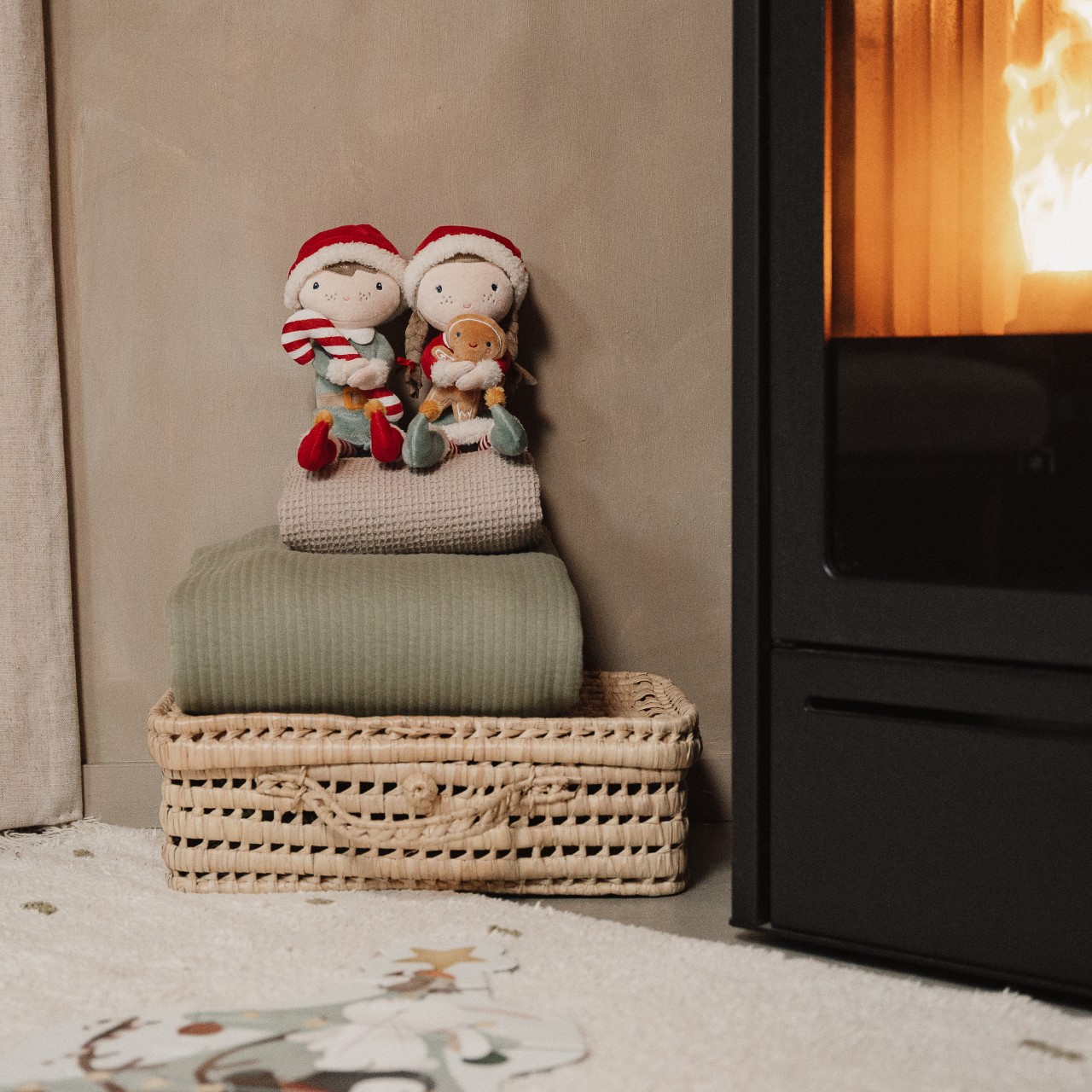 Little Dutch, Laleczka X-mas Rosa 35 cm