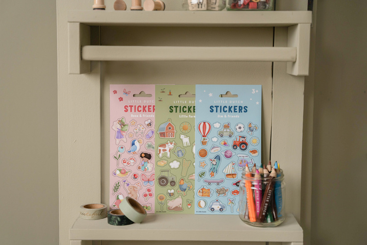 Little Dutch Naklejki Jim & Friends 3+