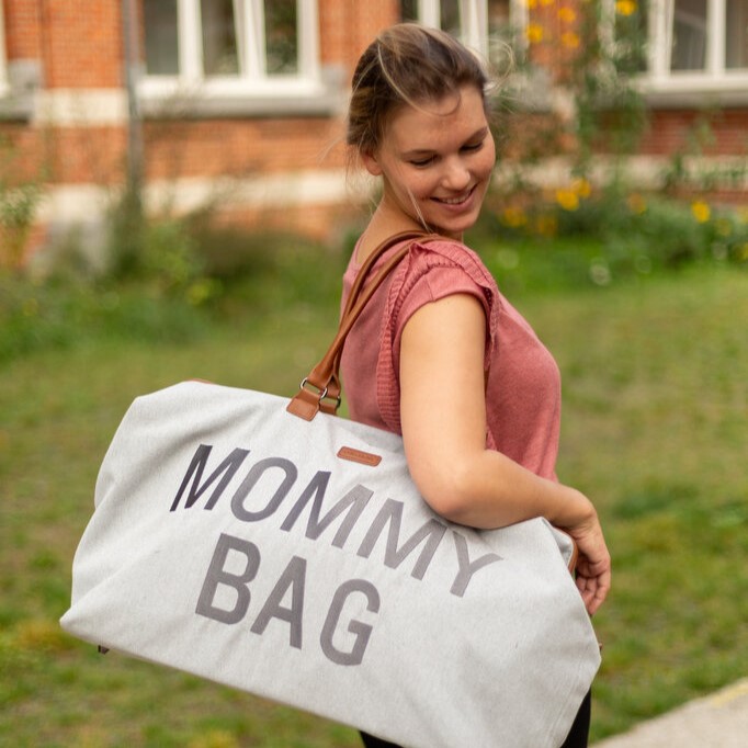 Childhome Torba Mommy Bag Canvas Szara - Praktyczna dla Mamy