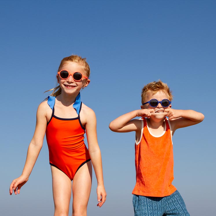 Ki ET LA, Okulary przeciwsłoneczne Rozz 1-2 Fluo Orange