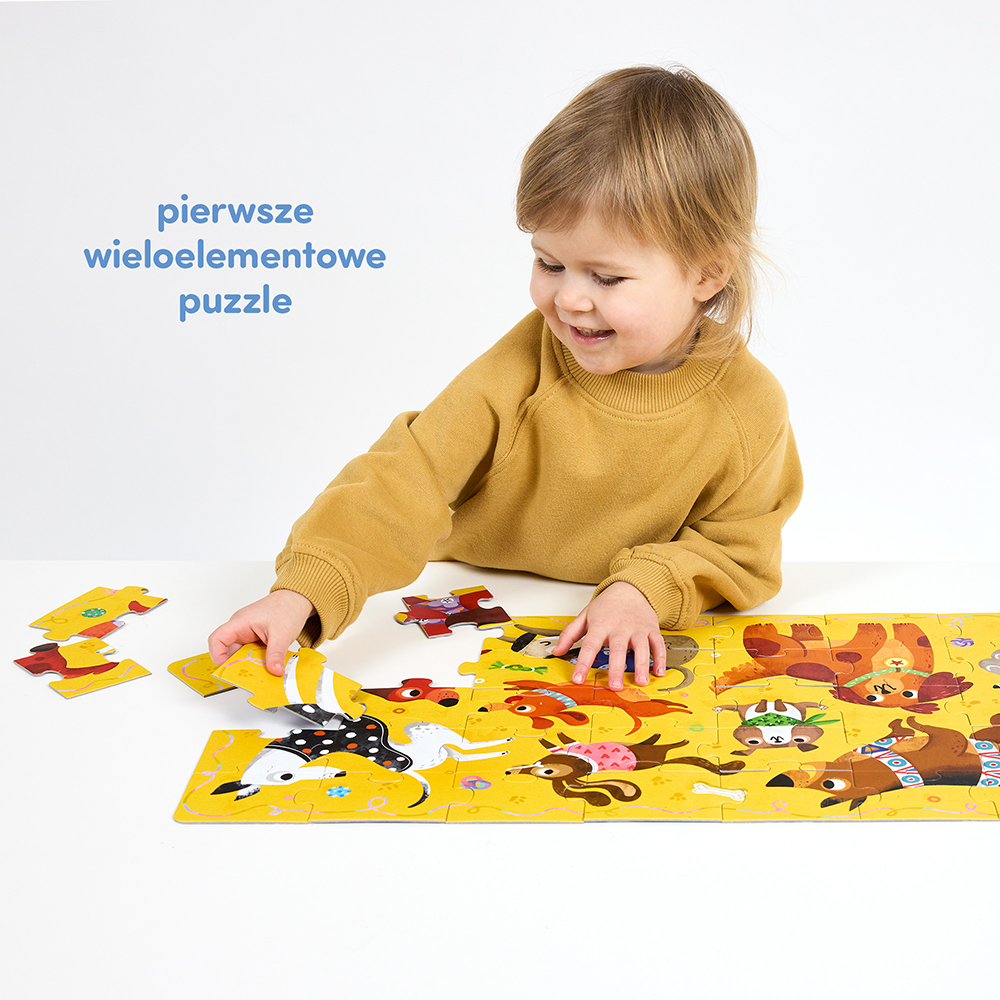 Puzzle duże dla 3 latka CzuCz pieski