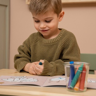 Little Dutch Kredki woskowe 8 sztuk 2+