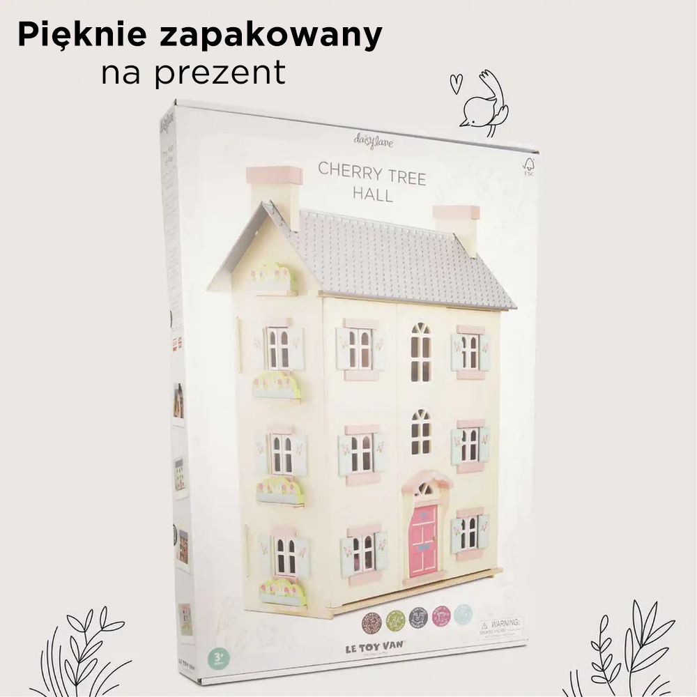 Drewniany domek dla lalek Cherry Tree Hall | Le Toy Van