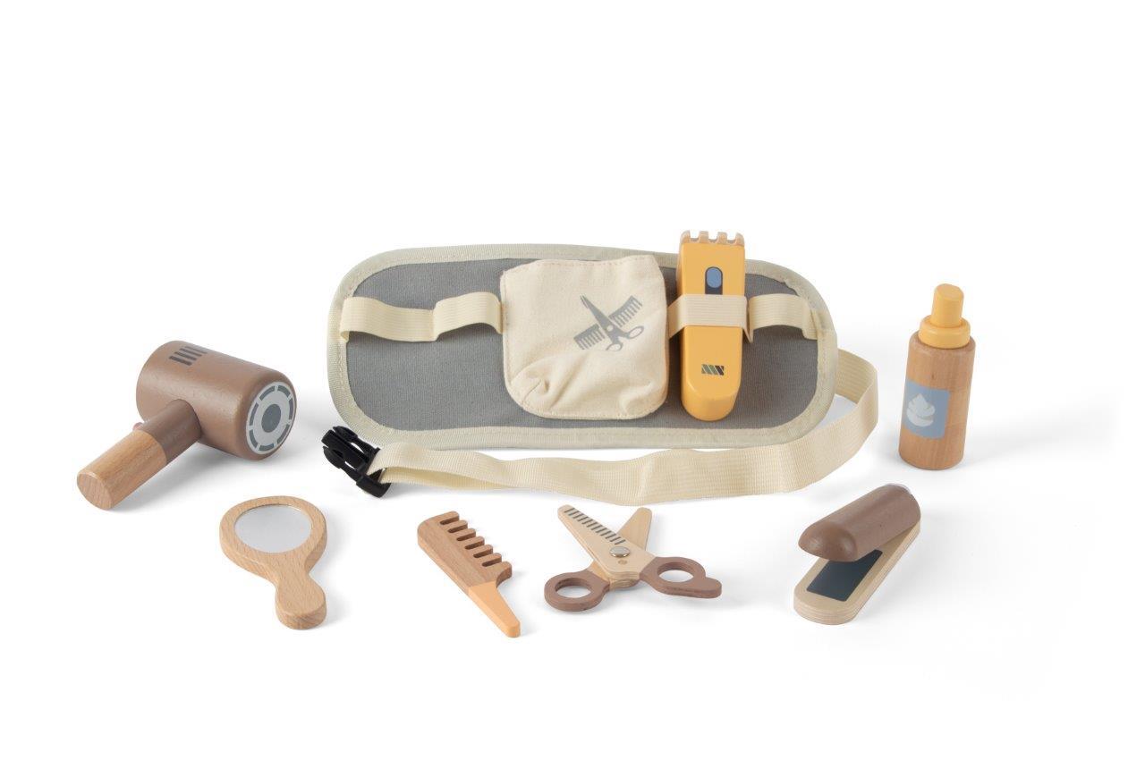 Dantoy Barber Fryzjer Zestaw Drewniane Akcesoria 3+