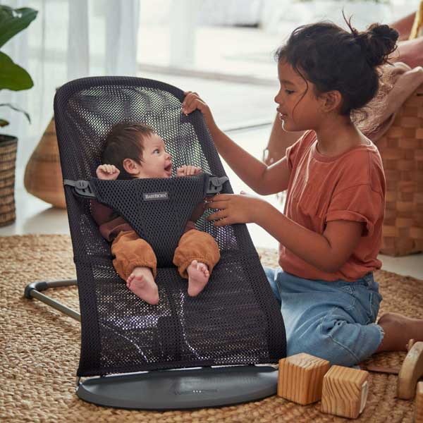 BabyBjorn Leżaczek Bliss Mesh Granatowy 0+ | 3.5-13kg