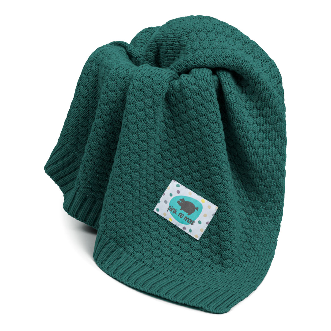 Pink No More Koc bubble FOREST 100x80cm Bawełna/Bambus 0+