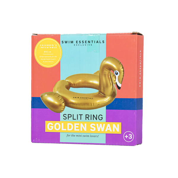 The Swim Essentials Dmuchany Łabędź Złoty 120cm 3+
