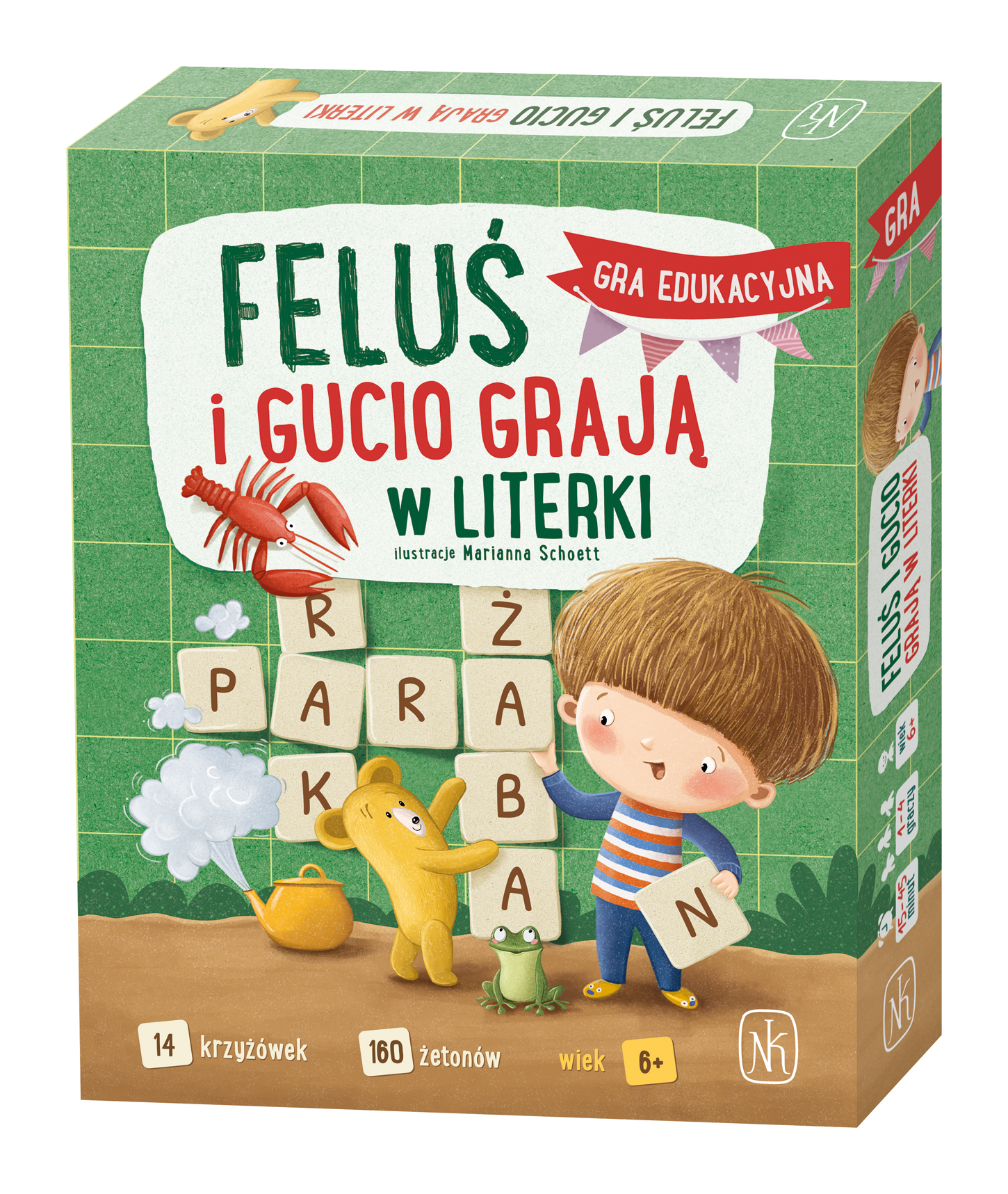 Nasza Księgarnia Feluś i Gucio grają w literki +6