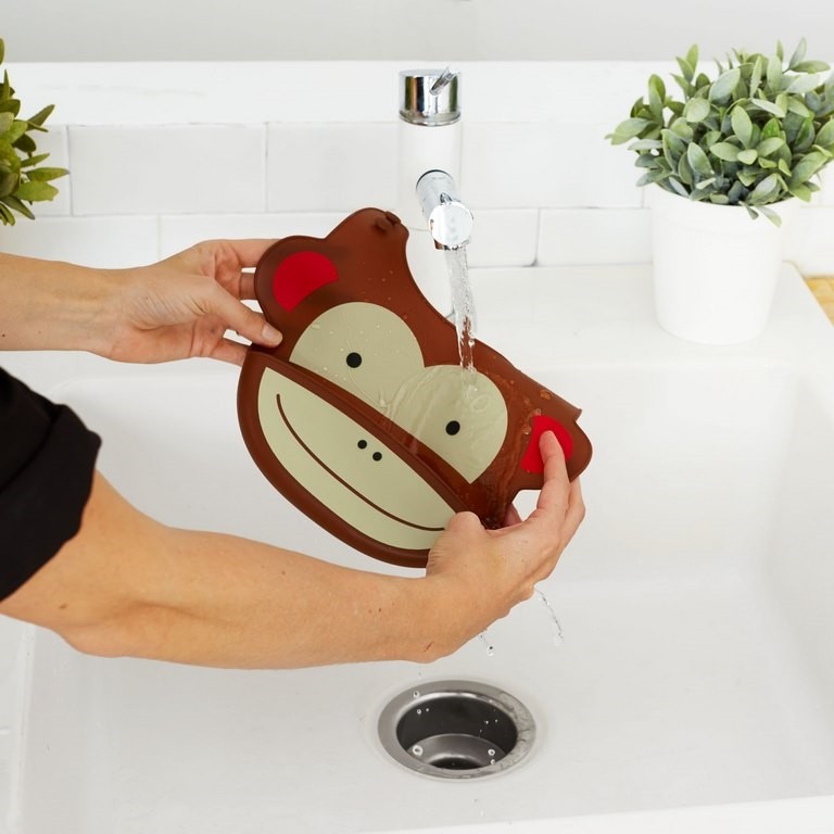 Skip Hop Śliniak Silikonowy Zoo Małpa 6m+