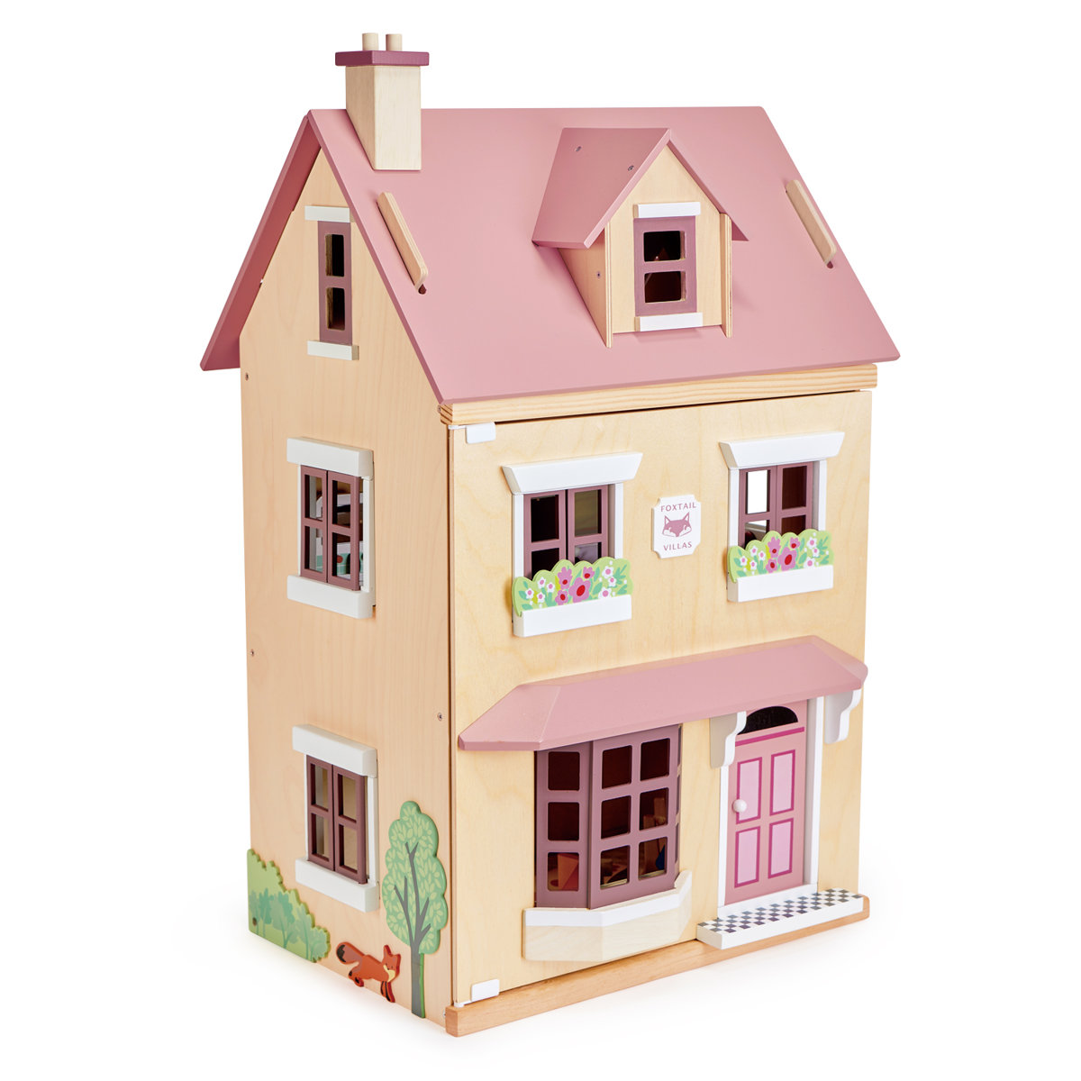 Tender Leaf Toys Domek dla lalek Foxtail Villa z wyposażeniem 3+