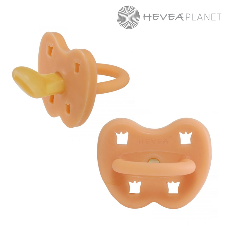Hevea Smoczek Kauczukowy Anatomiczny 0-3 msc Korony