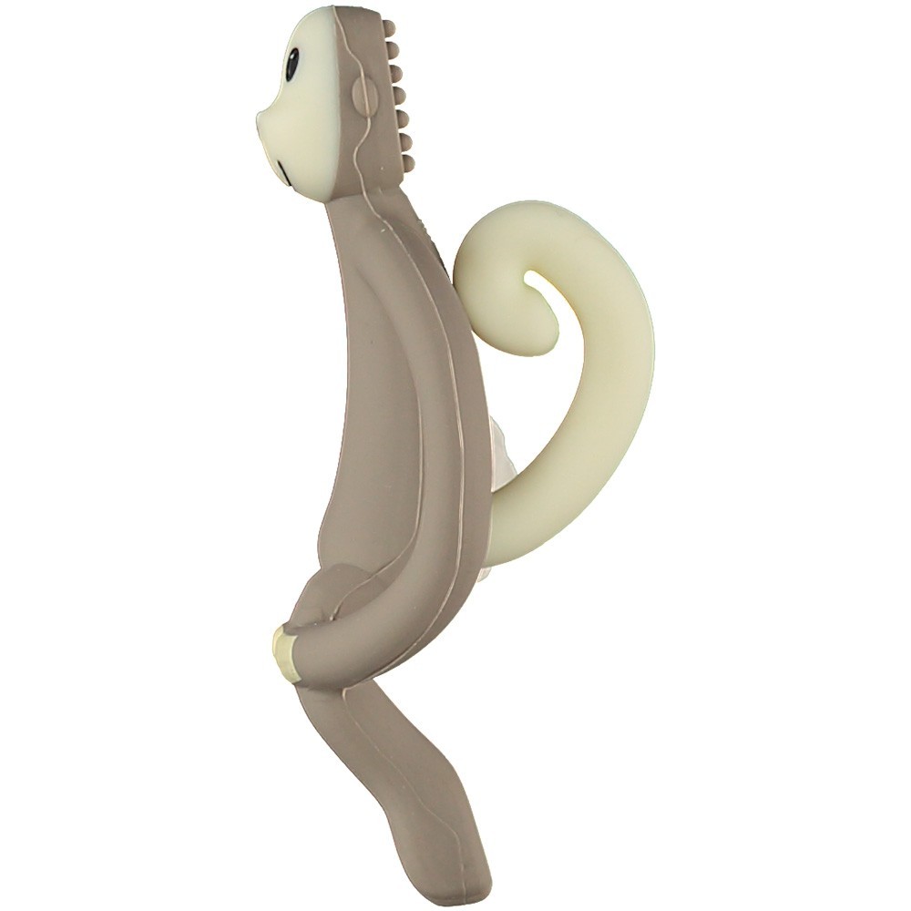 Matchstick Monkey Gryzak Masujący ze Szczoteczką Szary