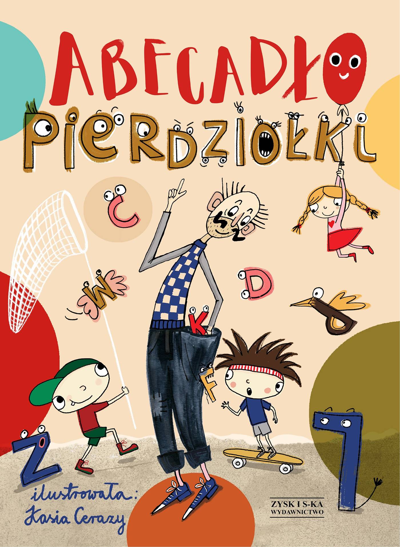 Abecadło Pierdziołki Książeczka Edukacyjna 1+
